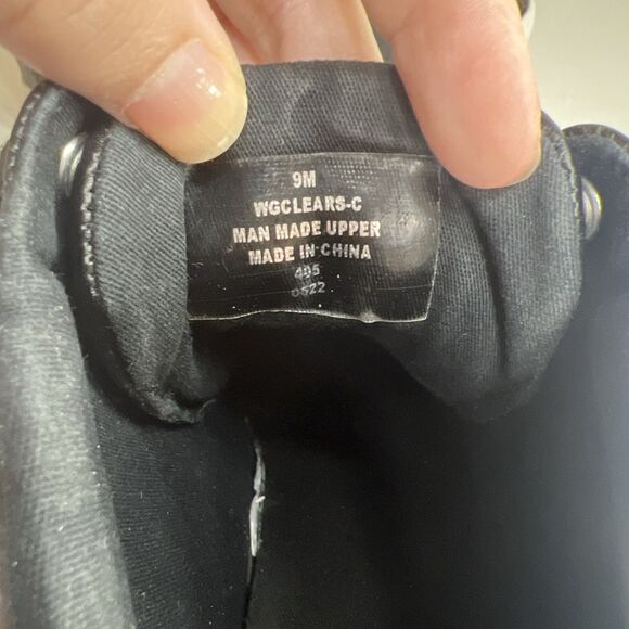 Guess Womens Bending Black Round Toe Lace Up Casual Sneaker Shoes Size 9 M - Picture 6 of 10